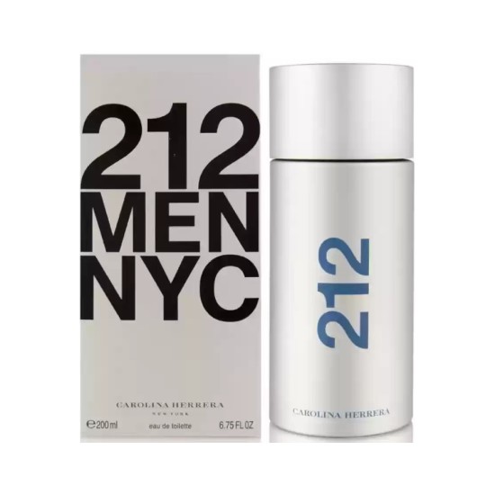 Carolina Herrera 212 NYC 200ml for men perfume (Damaged Outer Box)